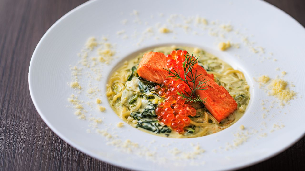 [Winter Half Buffet Lunch] Salmon Roe and Salmon with Aosa Seaweed Cream Spaghetti (11/01 - 12/18, 12/26 - 12/29, 1/5 - 2/24)
