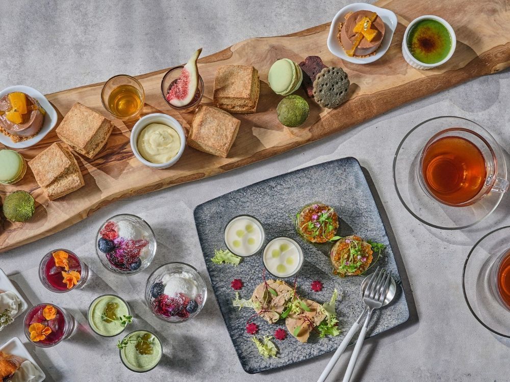 【下午茶】15種甜點和鹹點，另贈送蘭姆酒等飲品