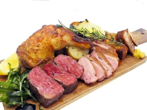 为热爱肉食的您准备的丰盛肉拼盘套餐