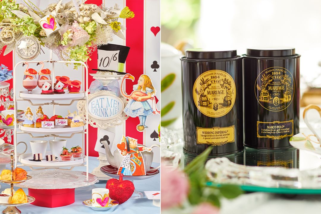 平日 『アリスのストロベリーアフタヌーンティー』 ～不思議の国のアリス”の甘いお茶会へ誘う～  ＋ティーセレクション ※マリアージュフレール飲み放題