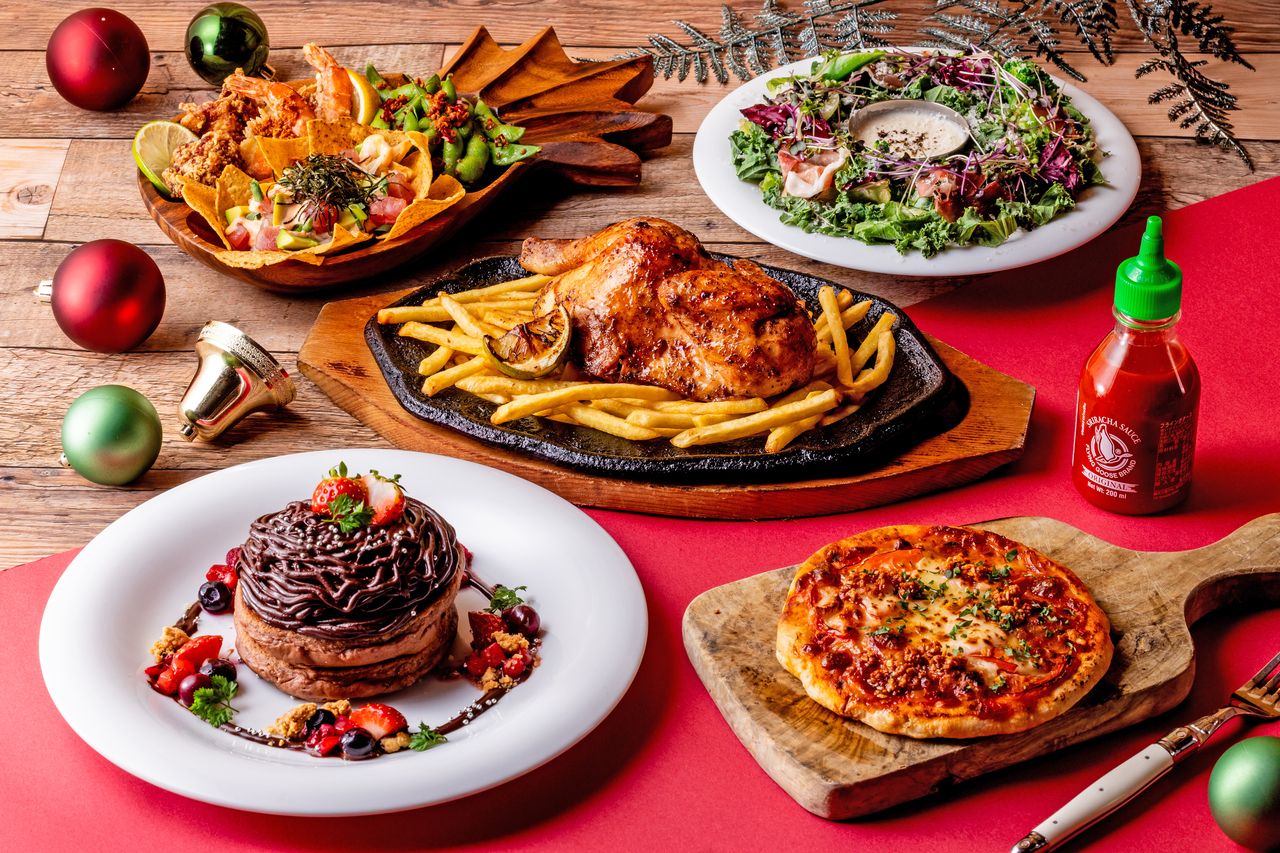 【12/1~12/25期間限定】Aloha・Xmasパーティーセット＆2時間飲み放題付き🎄