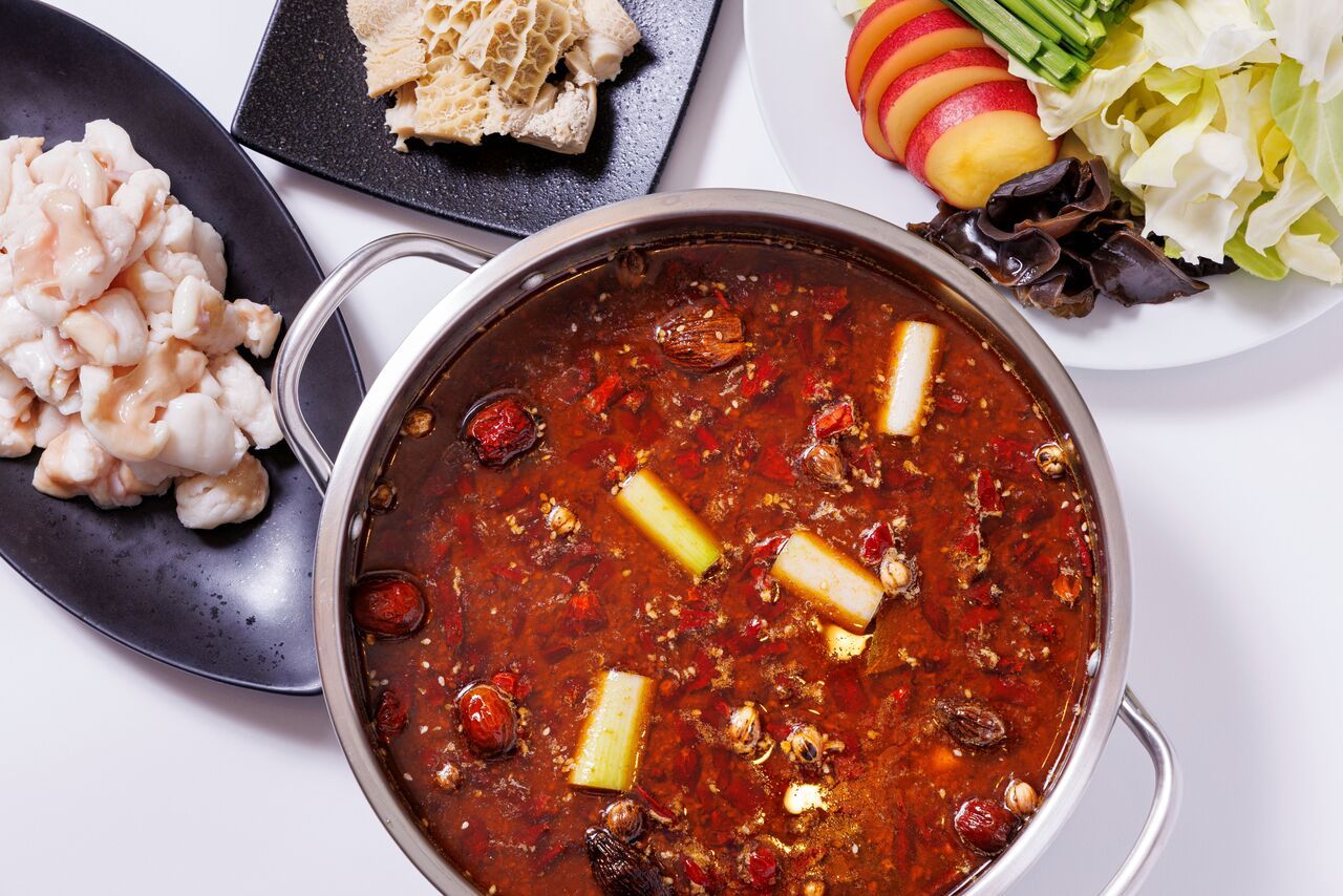 Special hormone hot pot