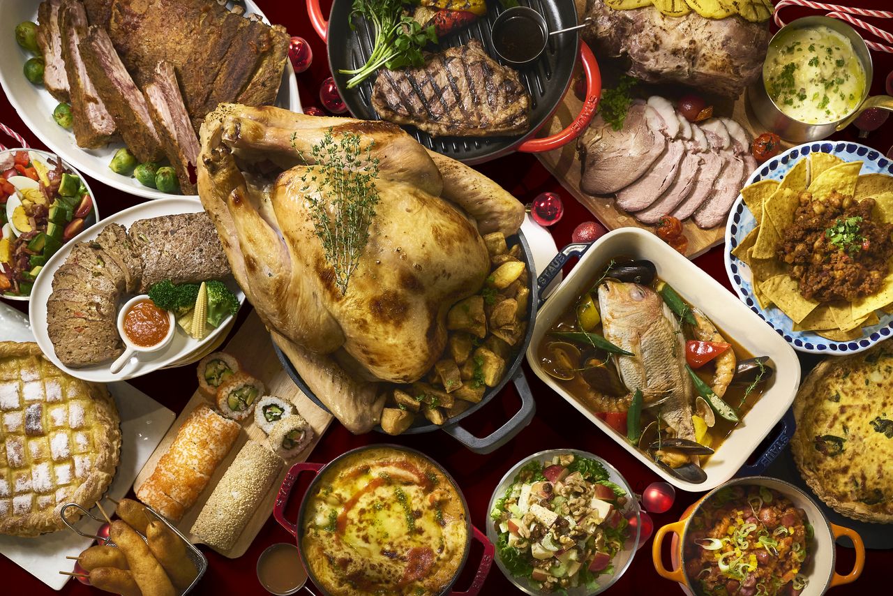 American Christmas Dinner Buffet + All you can drink
