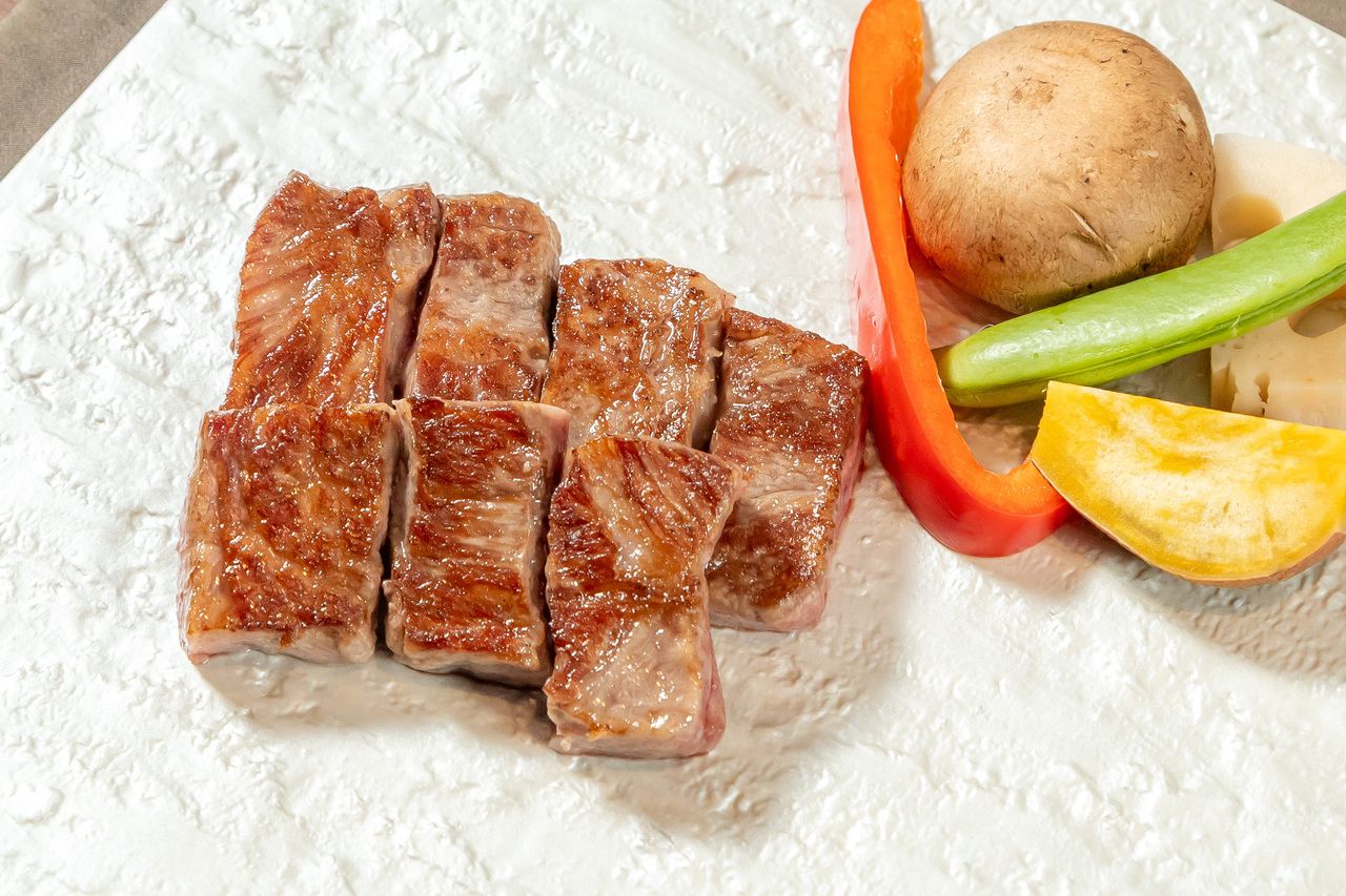 Set de filete de lomo de res Wagyu (solo almuerzo)