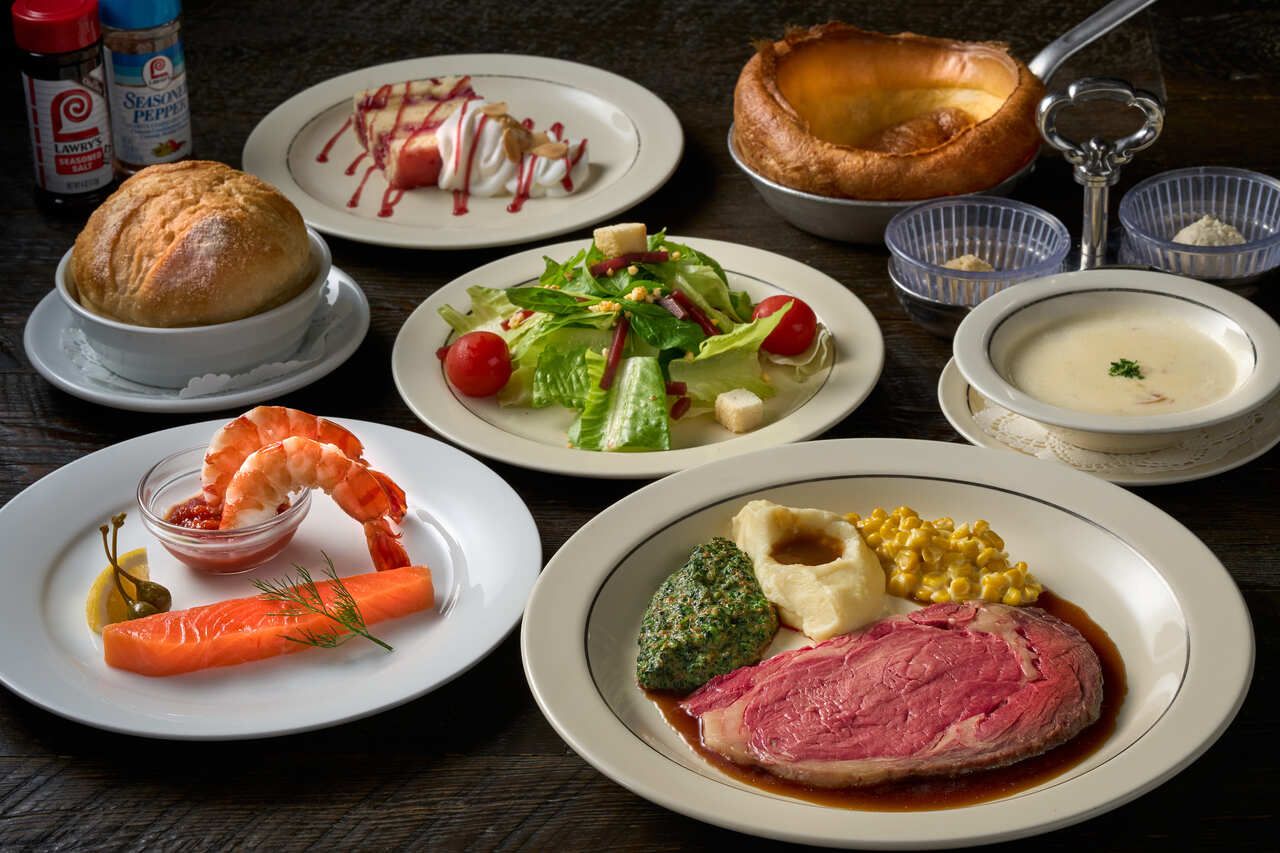 【20時以降予約限定！】～人気NO.1コース+乾杯付きメインにプライムリブ含む全５品～