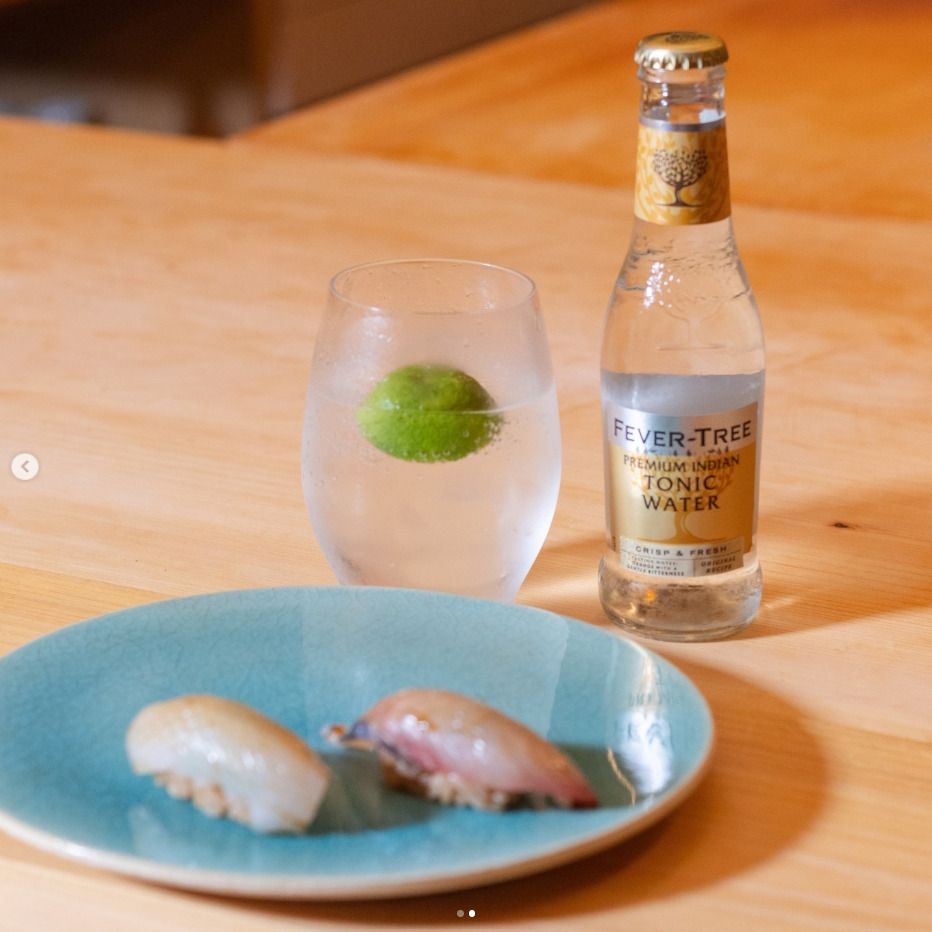 Omakase course + non-alcoholic pairing 18,800 yen (tax included)