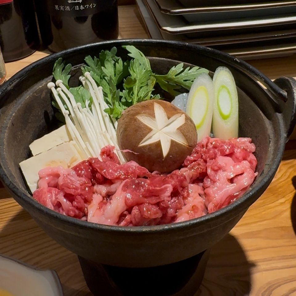 [Seasonal Countryside Kappo Course + Gassan Wagyu Beef Sukiyaki] Enjoy Yamagata's country cuisine. 6 dishes in total, including Gassan Wagyu Beef Sukiyaki made with Nishikawa Town (course meal includes appetizer fee). (Serving time is 2.5 hours.) (Drinks can be ordered 30 minutes before closing.)