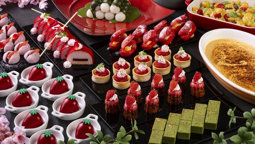 Strawberry & Matcha Sweets Buffet - Adults
