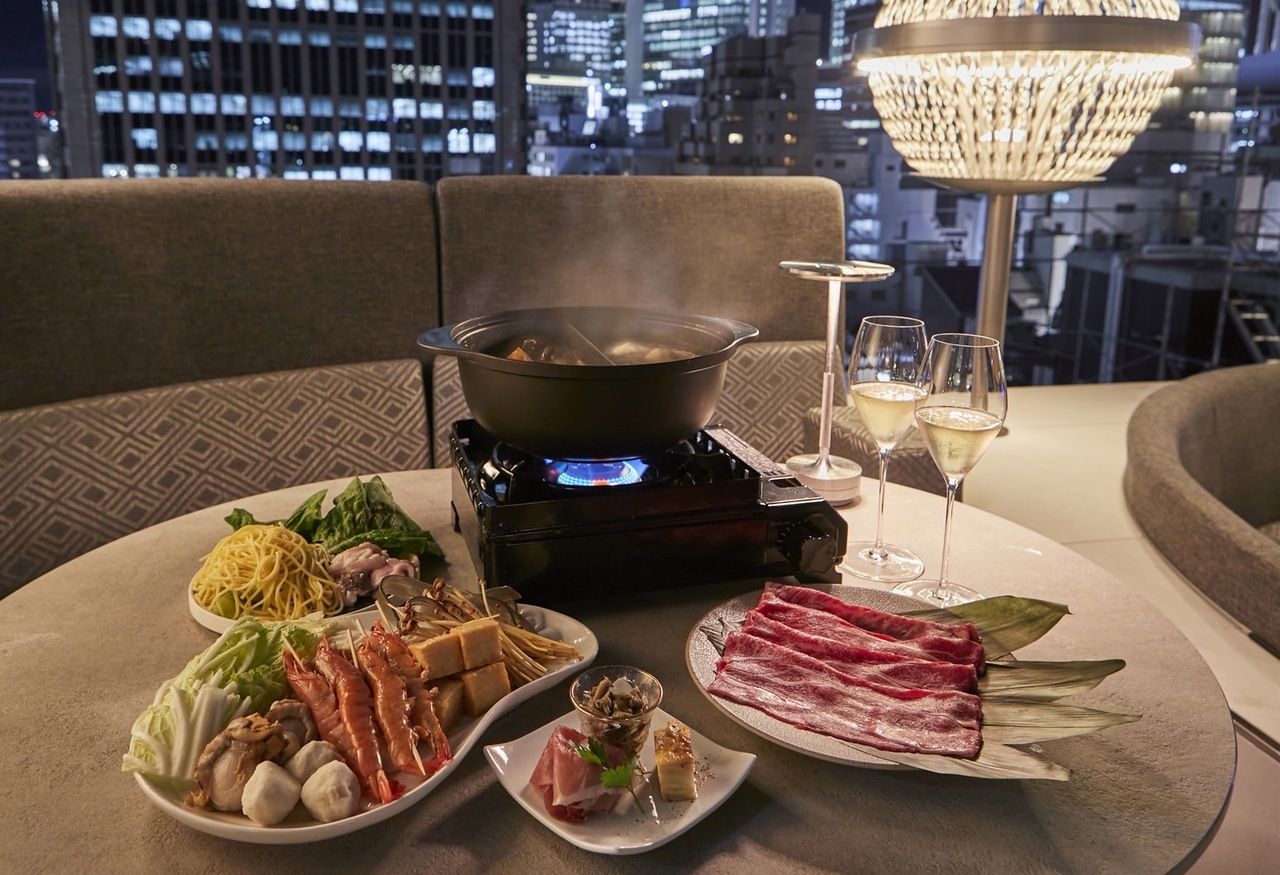 야경×화 냄비 동계 한정 화 냄비 플랜 프리미엄 코스