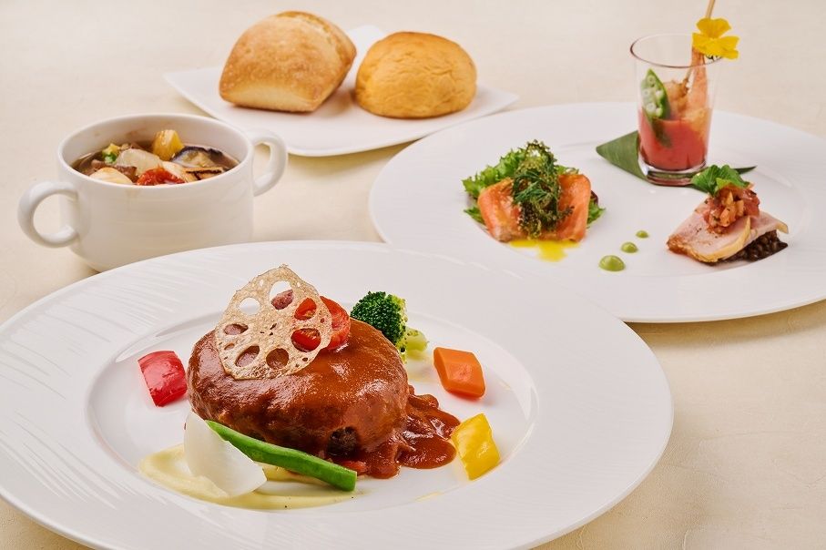 【2026年2月1日～2月28日】【オープン時間来店限定・宿泊者事前予約制アーリーディナー「沖縄県産和牛ハンバーグステーキ」