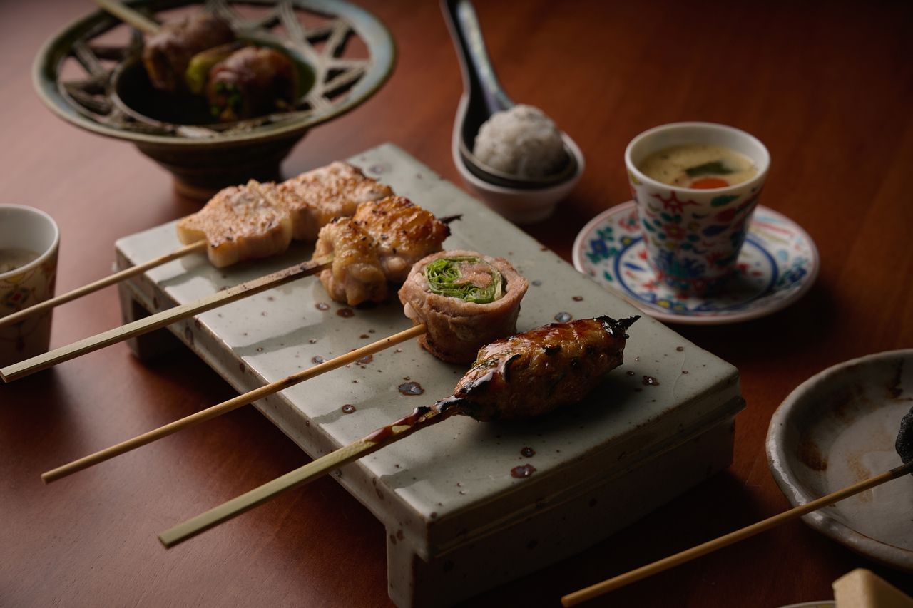 Hachibei Yakitori's All-You-Can-Drink Skewers Course