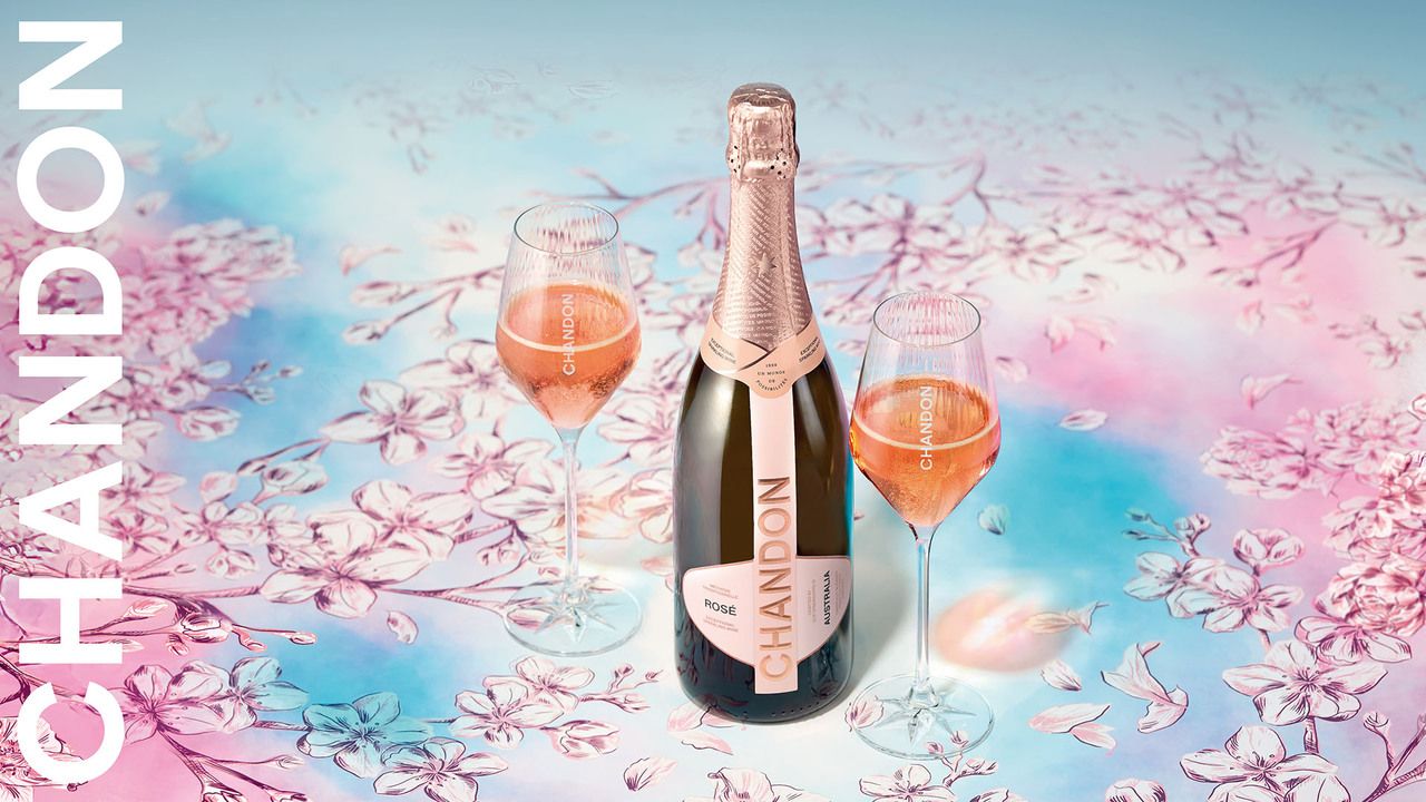 [Option] Chandon Rosé sparkling wine by the glass