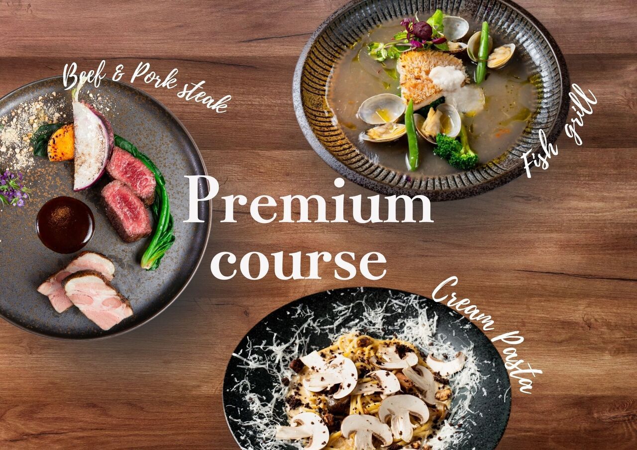 (Dinner) Premium Share Course with Roofed Terrace