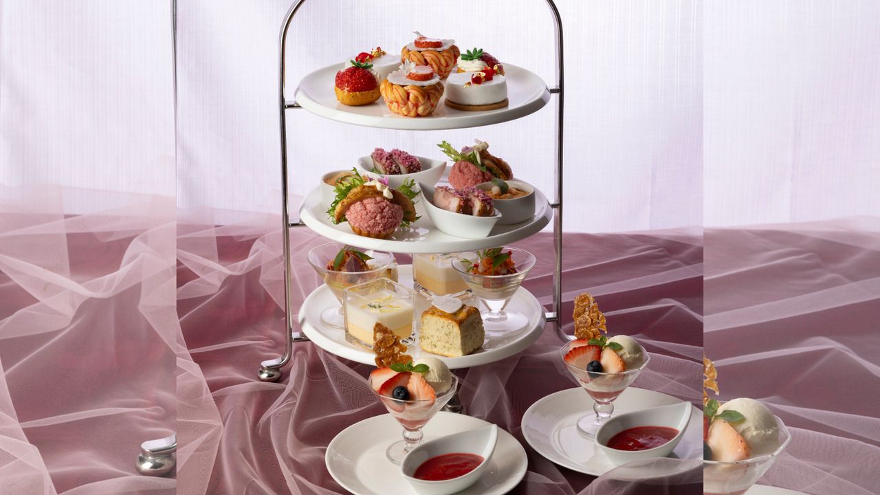 〔3月2日～4月30日〕Strawberry Afternoon Tea「ROUGE et BLANC」お席おまかせ3時間プラン［平日］