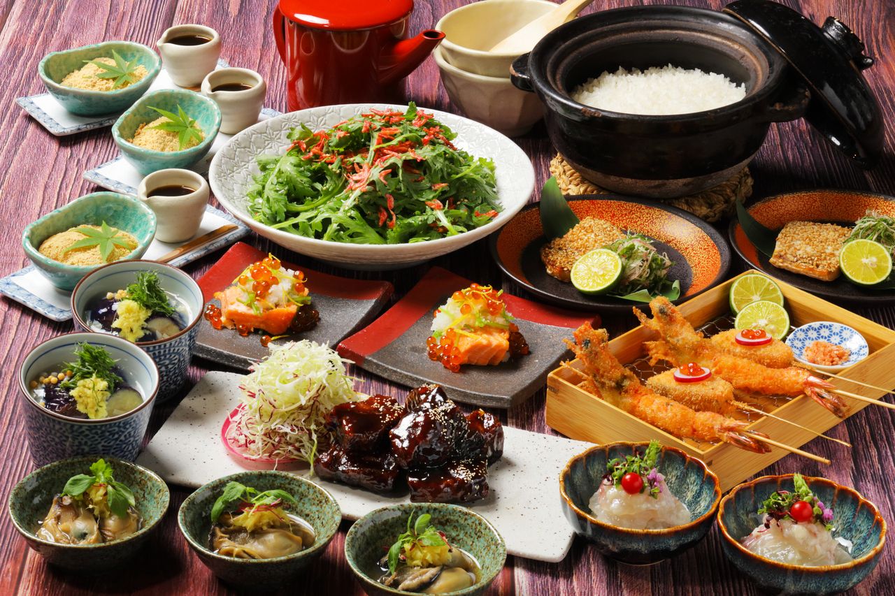 いいとこどりコース＋【2時間飲み放題】5500円　全9品