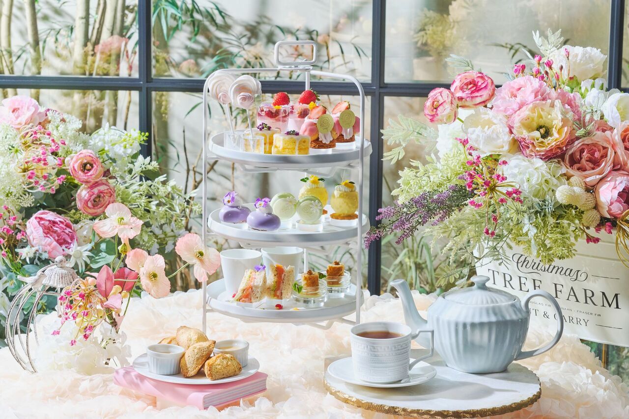【カフェフリー】フラワーマルシェアフタヌーンティー（土日祝）
