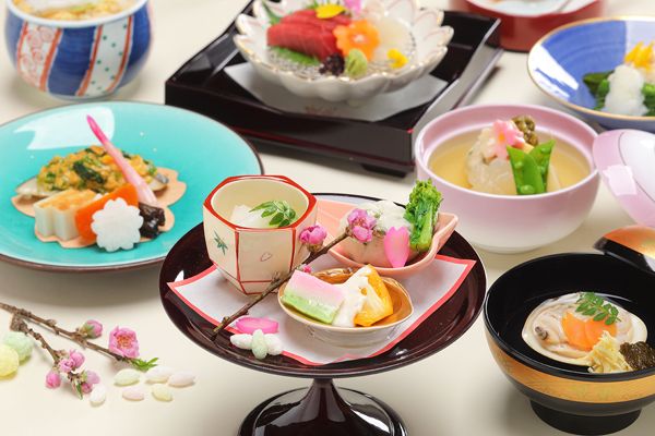 弥生月の味覚会席