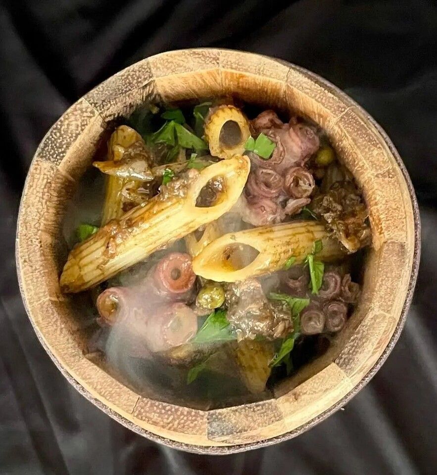 【午餐】特色菜為榮獲「百味來意麵錦標賽」的意麵（8,800日圓/不含10%服務費）