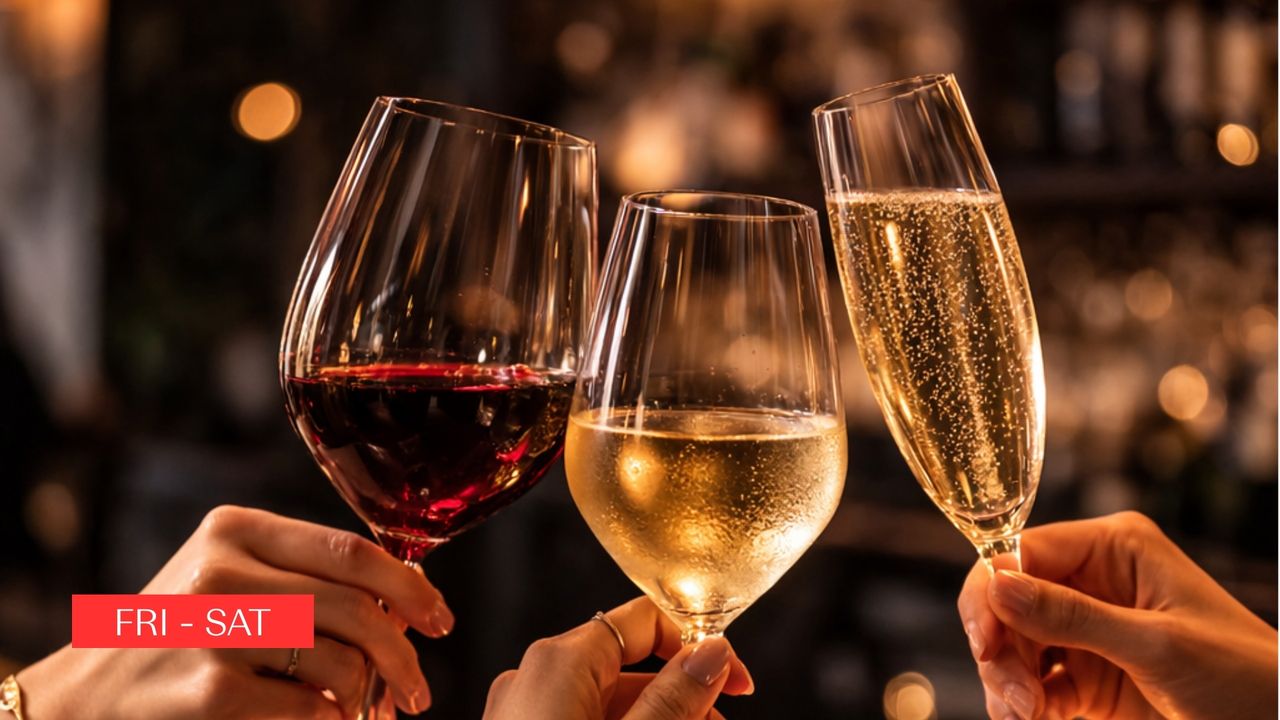 [Fri-Sat] - Free Flow Wine (2hr)