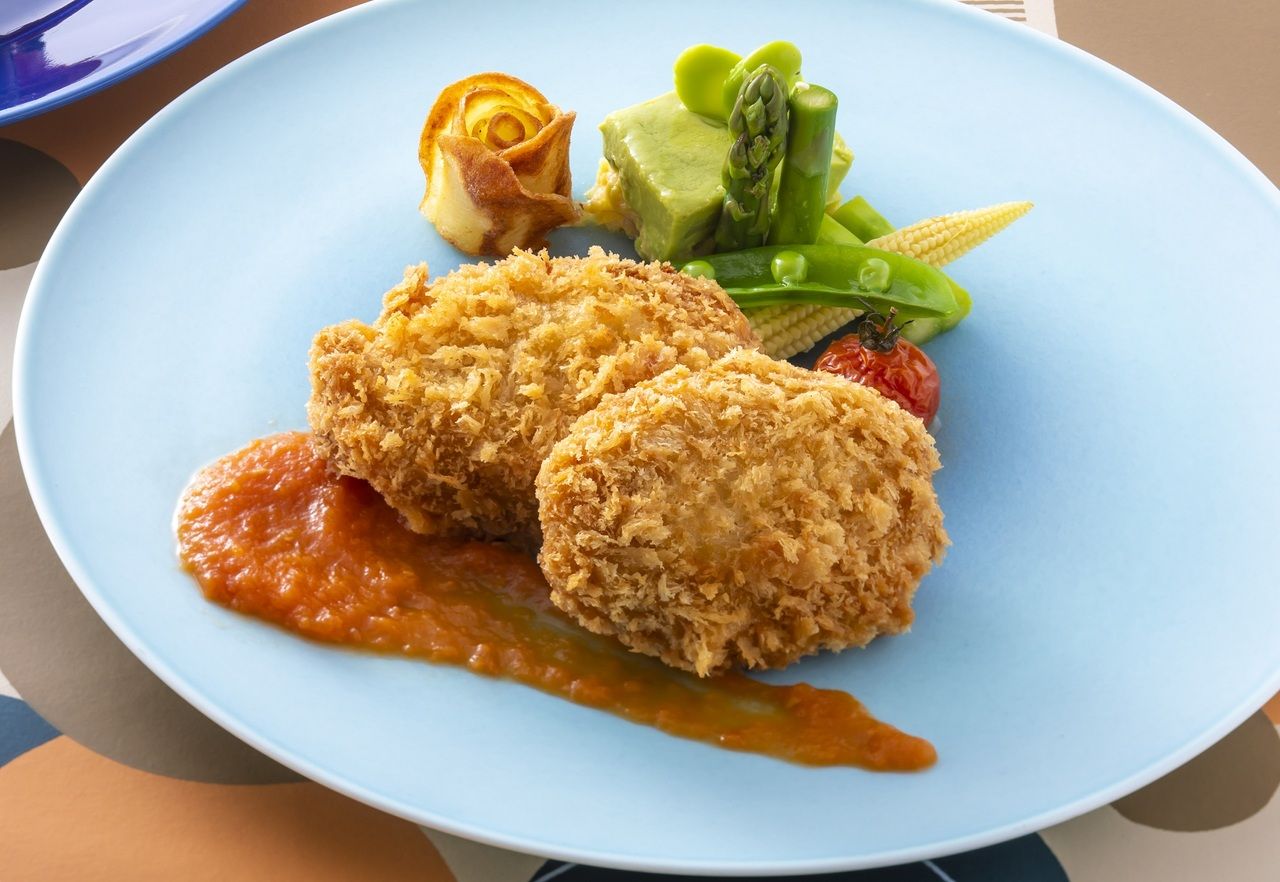 神戸洋食ランチB：クリームコロッケ