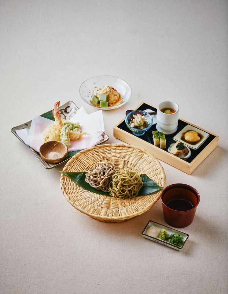 Soba set meal