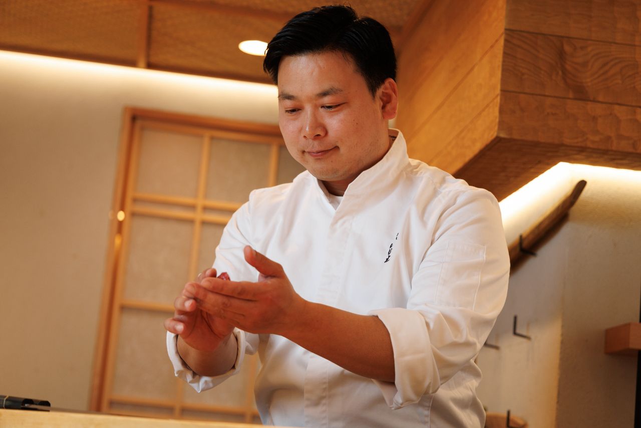 Shinjuku sushi inase special course
