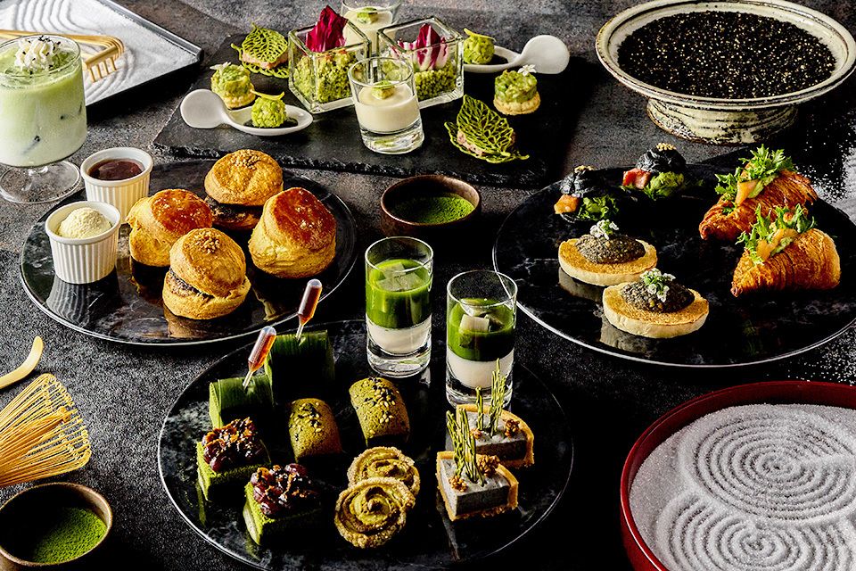 【5/1～6/30】＜平日1部11:45入店＞WEB特別価格！ストリームアフタヌーンティー～GREEN MEETS SESAMI～