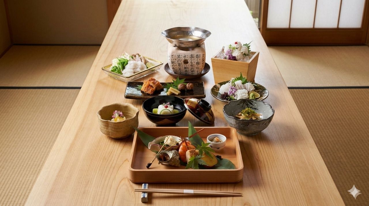 Gion Festival Special Kaiseki Course (July 1–26) — ¥22,000 (Tax & Service Charge Included)