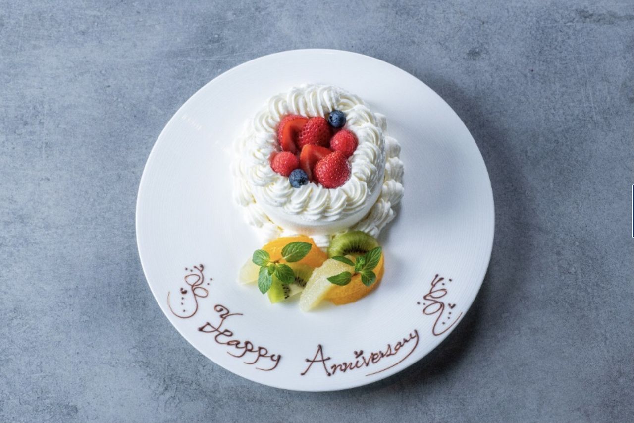 7/1～9/30【WEB割・アニバーサリーランチ🍰】乾杯ドリンク付きランチフルコース