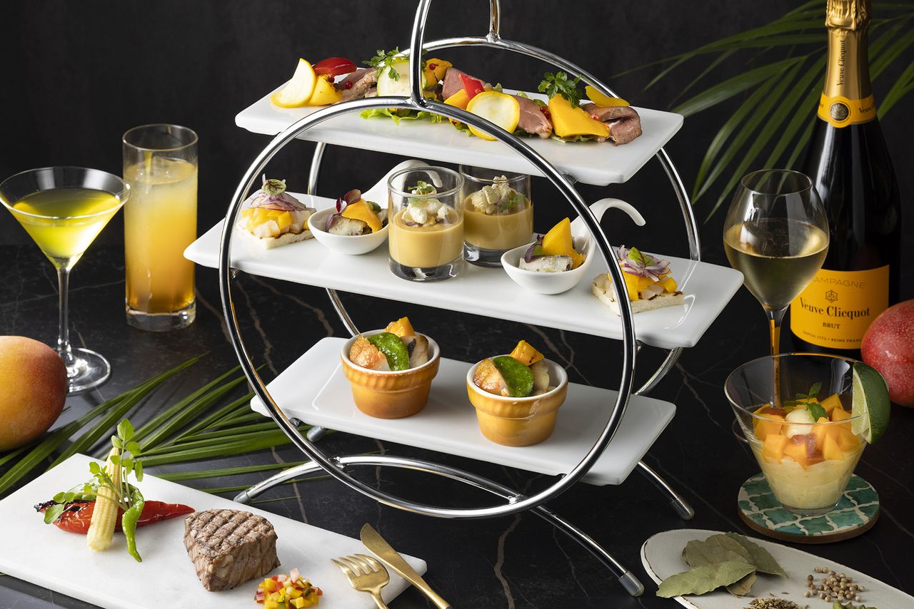 [Early Bird Discount]  Summer Limited High Tea "MANGO LILT" ☆ Includes free-flowing tea and non-alcoholic cocktails (90-minute limit) ☆