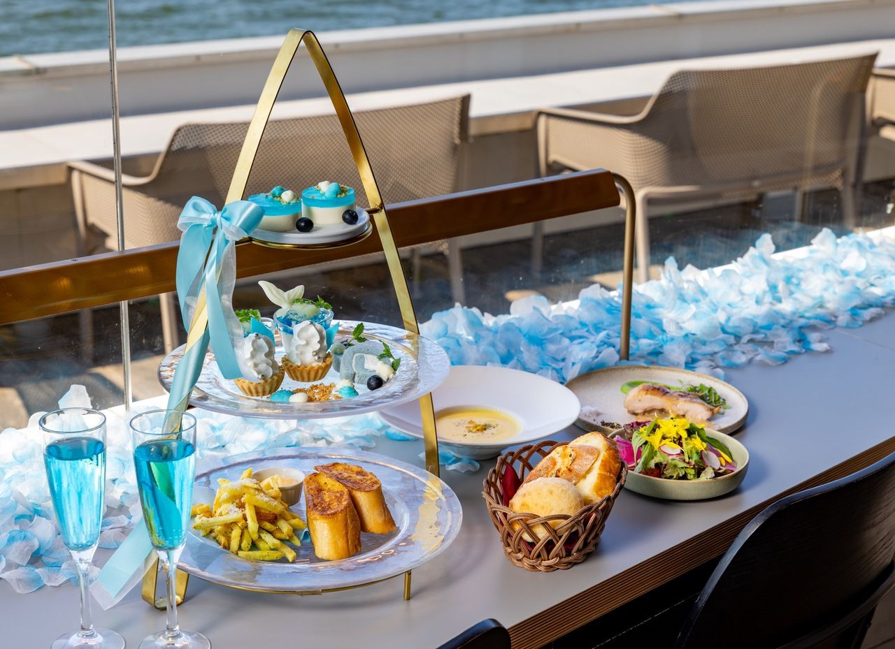 ［テーブル装飾付］OCEANマーメイドアフタヌーン【パン食べ放題&ランチ＆90分フリーフロー】