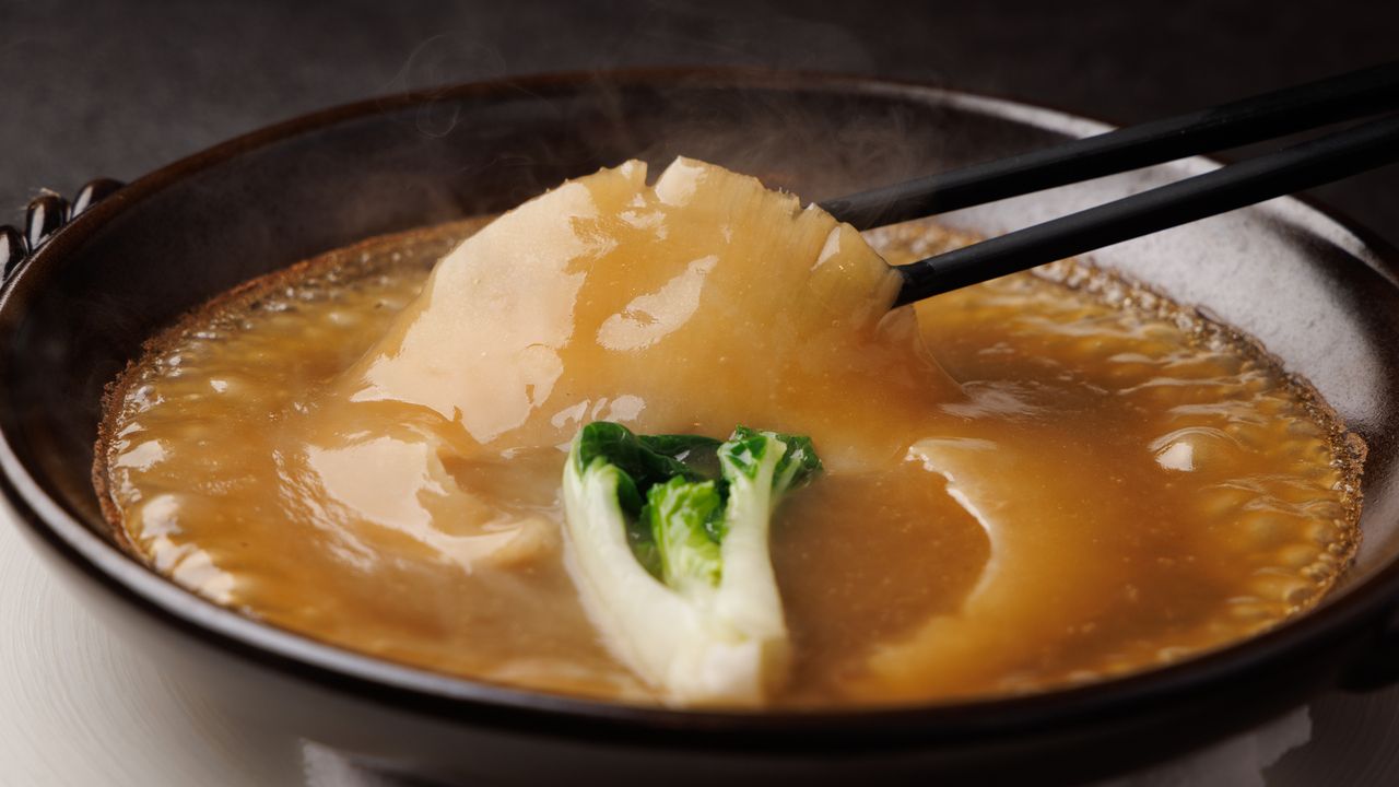 [Only from Aug 15 to Aug 31]  ★ 9 exquisite dishes featuring premium ingredients such as simmered shark fin and domestic live abalone – 16,500 yen (tax & service charge included)